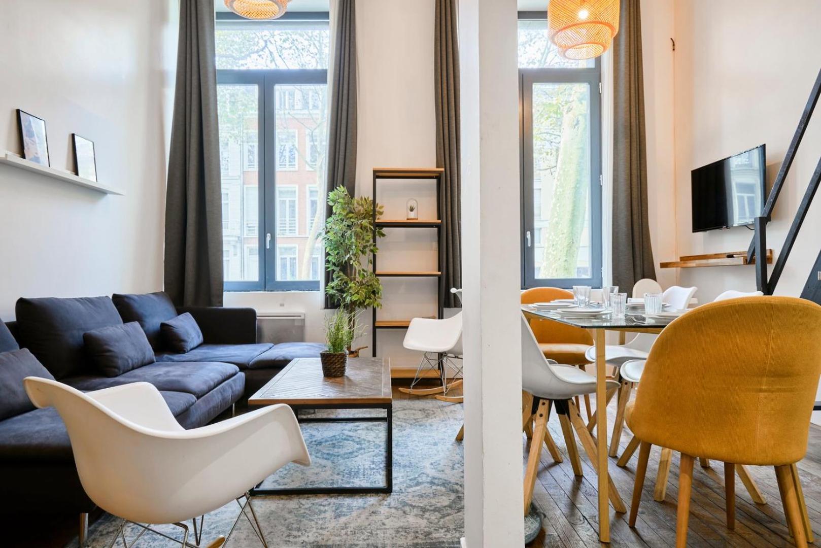 Bright 3-Bedroom 2-Bathroom Flat. Lille Exteriör bild